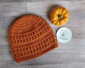 Handmade Crochet Beanie,Adult Sizes.    "Textured"