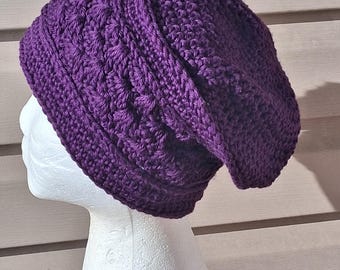 Gorro holgado de algodón: gorro ligero "HOPE" para mujer
