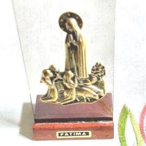 Our Lady of Fatima Plaque with The Three Children