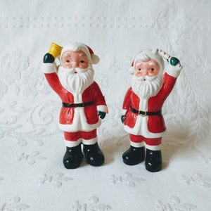 Bell Ringing Santa with Candy Cane and Bell S and P Shakers