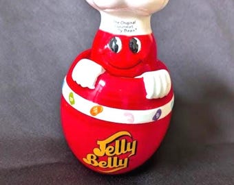 Tarro de caramelos de goma gourmet vintage Mr Jelly Bean 2006