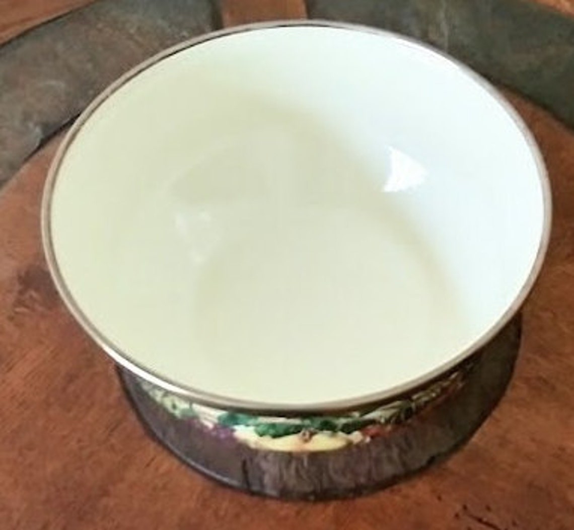 Tabletops Unlimited Enamel Bowl Tabletops Vitroceramic Etsy