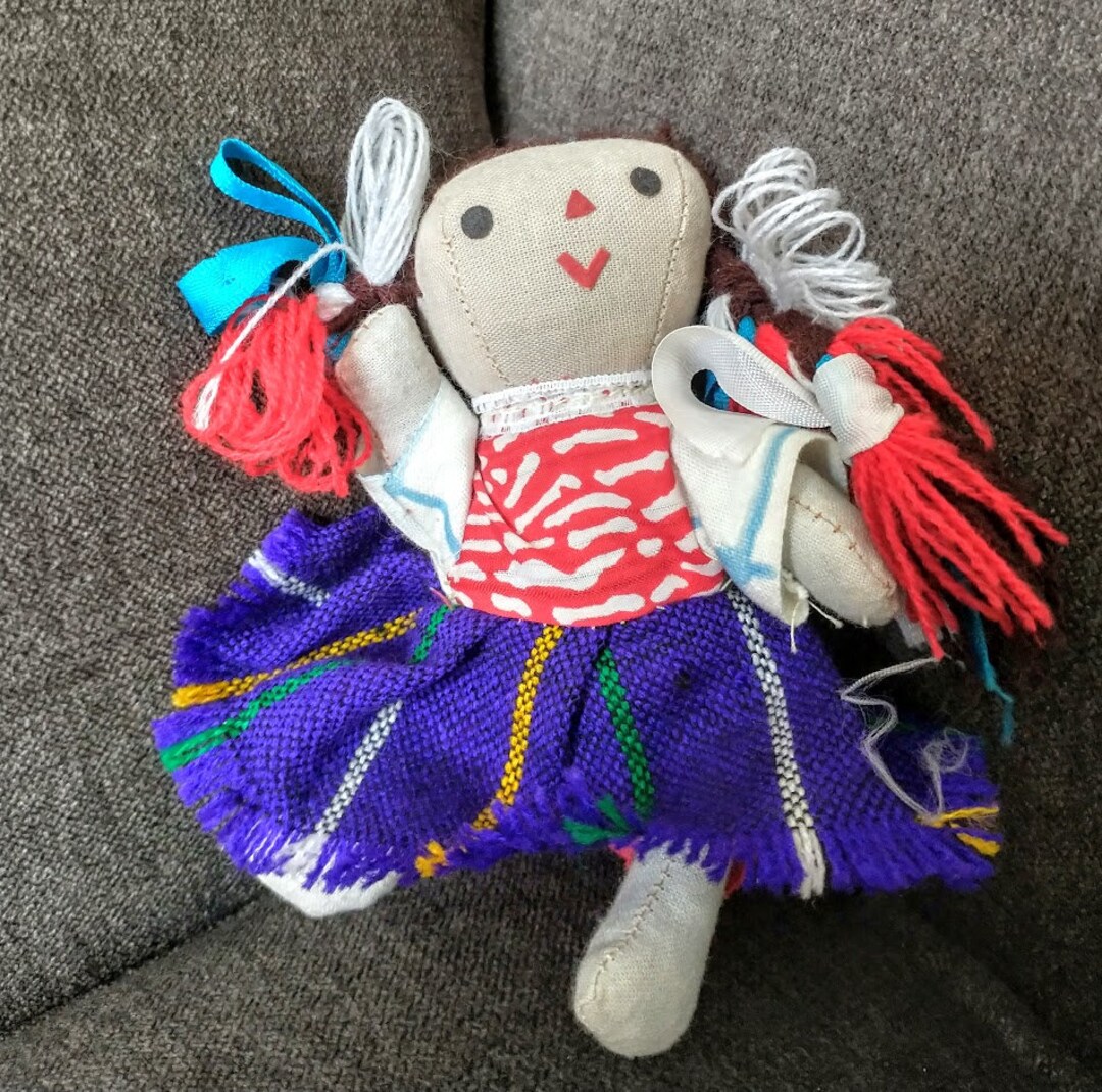 Mexican Baby Doll, Hand Sewn Folk Art Etsy