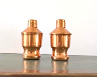 Salero y pimentero de cobre Butte Copper Co. Vintage