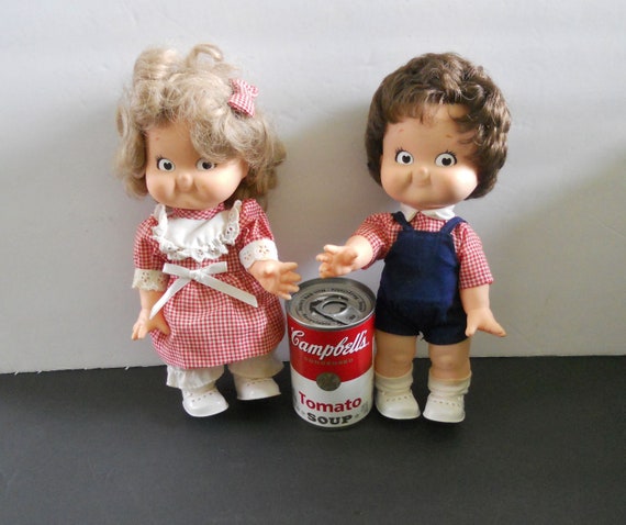 vintage campbell soup dolls