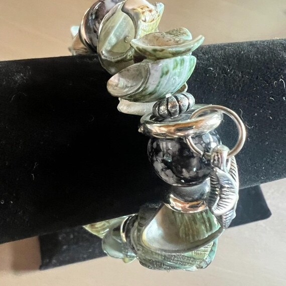 Boho Shell Bracelet With Charms | Dragonfly & Sta… - image 8