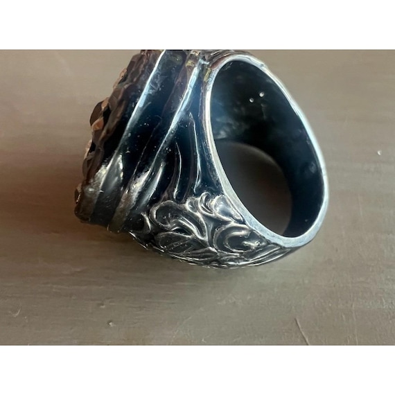 Gothic Statement Ring Size 8.5 Medieval Revival R… - image 11