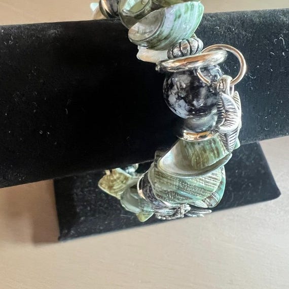 Boho Shell Bracelet With Charms | Dragonfly & Sta… - image 7