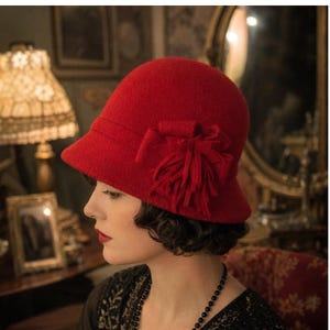 Betmar Red Hat - Etsy
