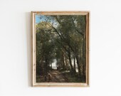 Nature painting , Landscape painting, Vintage prints, PRINTABLE wall art