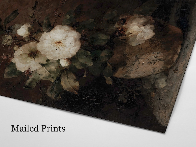 Moody Floral Print | Vintage Flower Prints | ART PRINTS | Moody Blooms bild 2