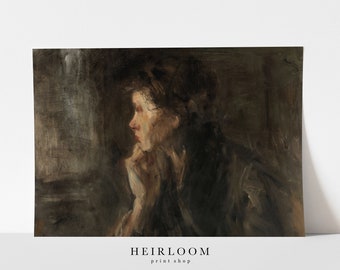 Portrait Painting of Women | Vintage Art Print | MAILED ART PRINTS | Ponder
