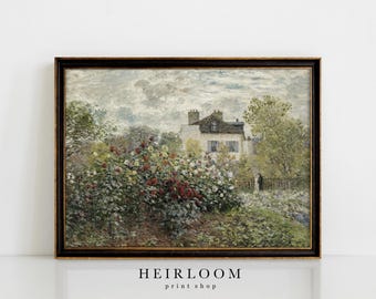 French Country Decor | Vintage ART PRINTS | Canvas Prints | Garden
