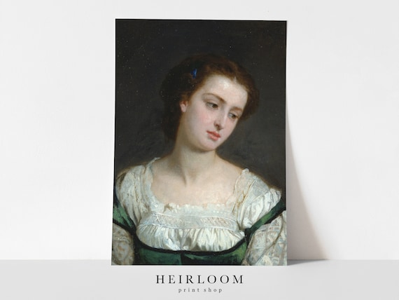 Portraits of Women | Victorian Portrait Painting | Vintage ART PRINTS | Oil Painting Canvas | Alexandra
