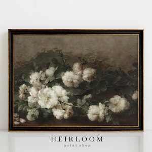 Flower Painting | Still Life Painting | Oil Painting | MAILED PRINTS | Vintage Art | Still Life Roses