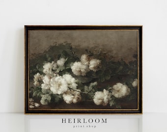 Blumenmalerei | Stillleben Gemälde | Ölgemälde | MAILED DRUCKE | Vintage Kunst | Stillleben Rosen