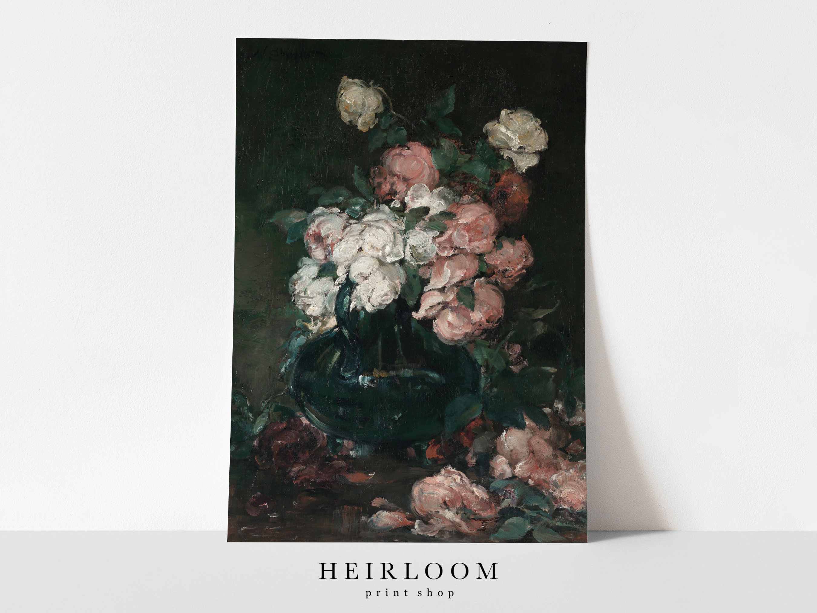 Moody Floral Painting Floral Print Vintage Art ART Etsy Australia