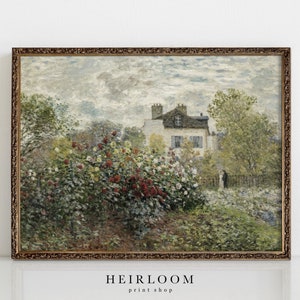 French Country Decor | Vintage ART PRINTS | Canvas Prints | Garden