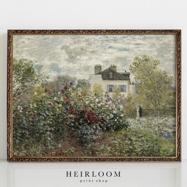 French Country Decor | Vintage ART PRINTS | Canvas Prints | Garden