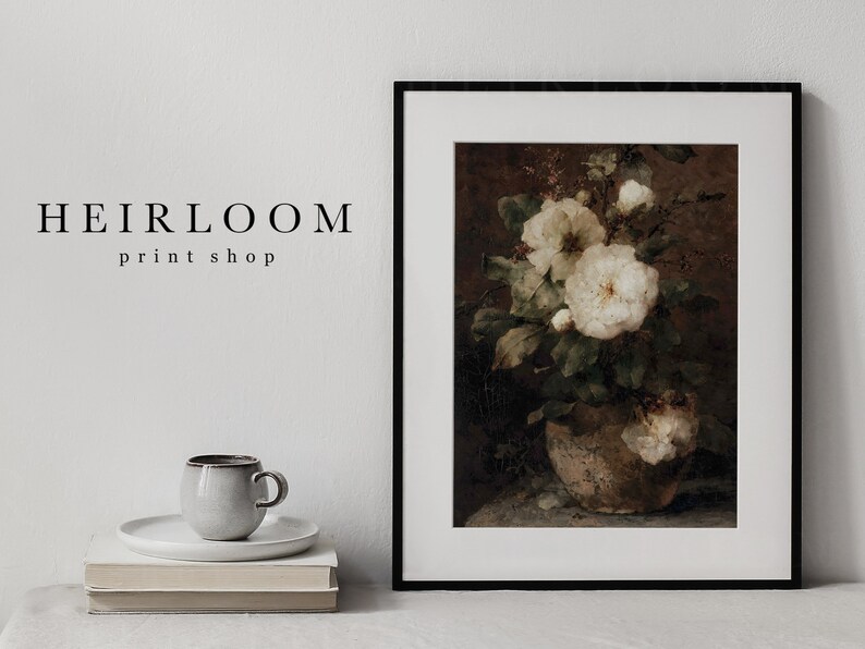 Moody Floral Print | Vintage Flower Prints | ART PRINTS | Moody Blooms bild 3
