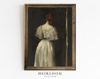 Woman PRINTABLE ART | Vintage Portrait Digital Print | Victorian | Lady