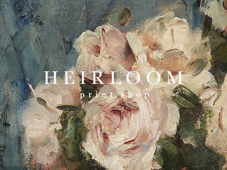 Vintage Rose Prints Painting of Roses Heirloom ART PRINTS Refined image 2