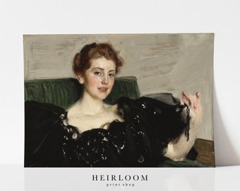 Portrait Gemälde Frau | Viktorianisch | Vintage Drucke | FINE-ART PRINTS | Lucy