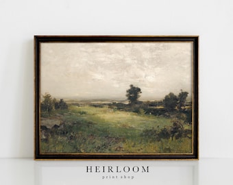 Nature Painting | Green Landscape Art | Low Country Art | FINE ART PRINT | Lowland