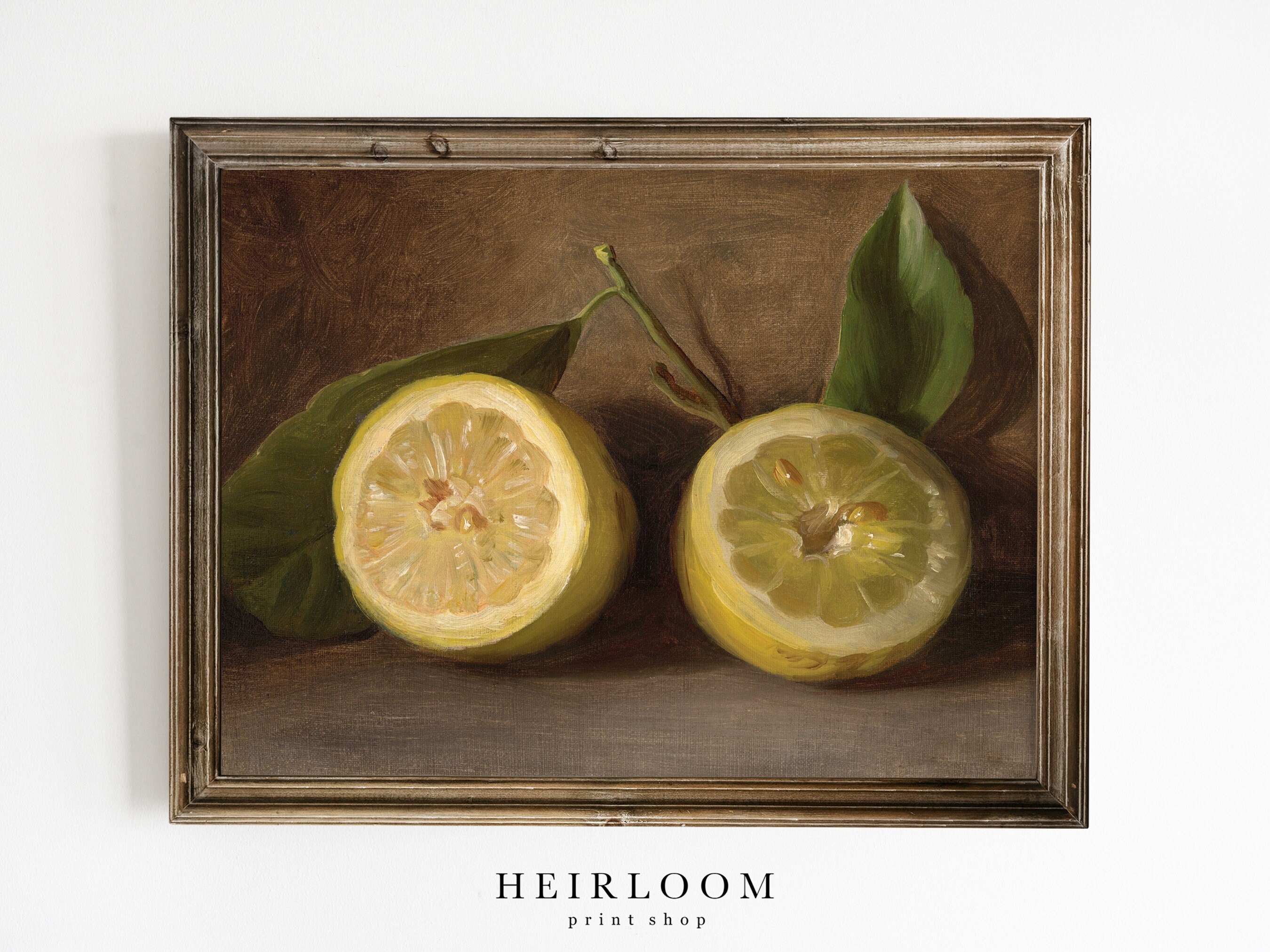 Vintage Lemon Art