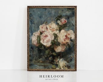 Vintage Rose Prints | Painting of Roses | Heirloom ART PRINTS | Refined