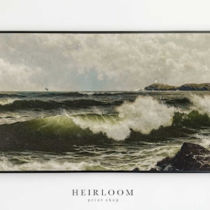Samsung Frame TV Art | Ocean | Vintage | DIGITAL Art | Frame TV