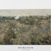 Country Landscape | Antique Painting | Train Painting | FINE ART PRINT | Train and Field 