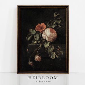 Flower Painting | Still Life Painting | Vintage Art Print | SHIPPED PRINTS | Collected