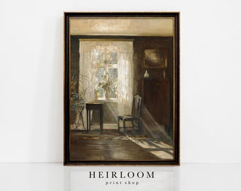 European Prints | MAILED ART PRINTS Vintage Painting | Sunlit