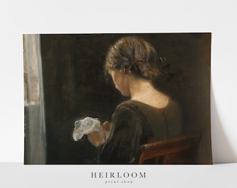 European Prints | MAILED ART PRINTS Vintage Painting | Sewing