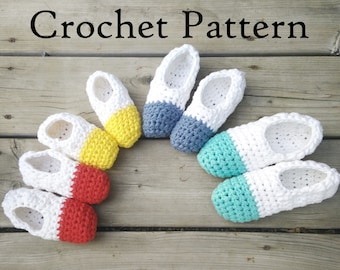 Starry Night Slippers (Crochet PATTERN) Infant-Toddler 10