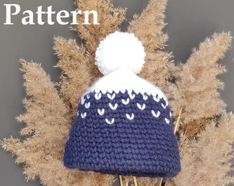 North Winds Toque - CROCHET PATTERN