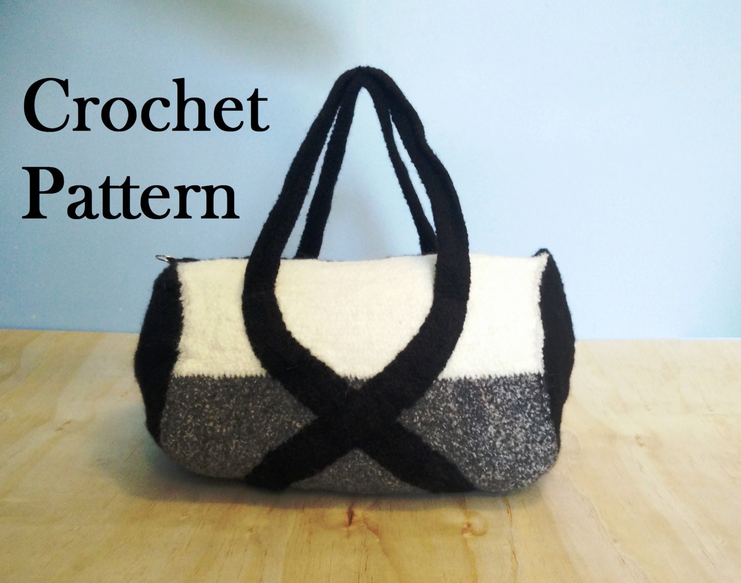 The Wolf Pack Felted Crochet Pattern/instructions Duffel 