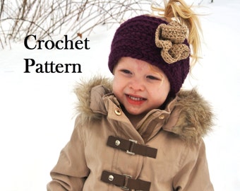 Zoey Warmer Headband CROCHET PATTERN - (Toddler, Child, Adult sizing)