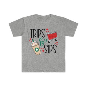 Trips & Sips Target Starbucks T-Shirt Tee