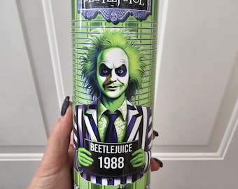 Beetlejuice 20oz Tumber Halloween The After Life Scary