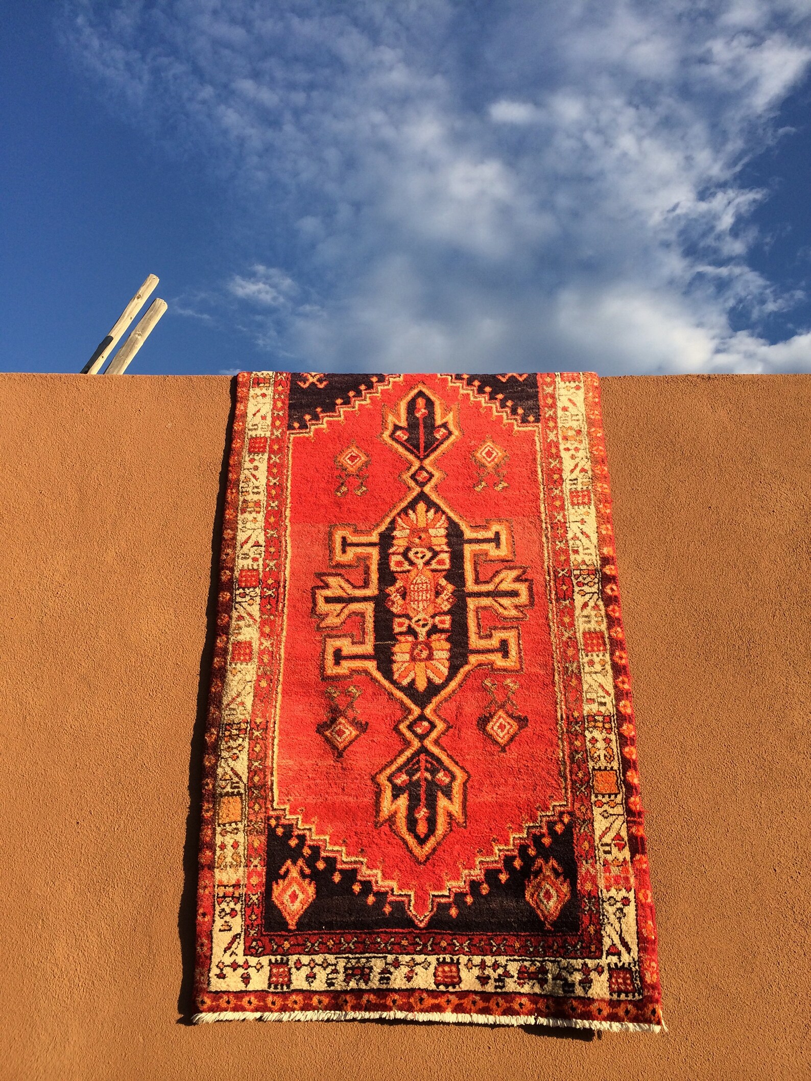 3x6 Vintage Persian Rug Hamadan Caucasian Bright Bold Vibrant Etsy