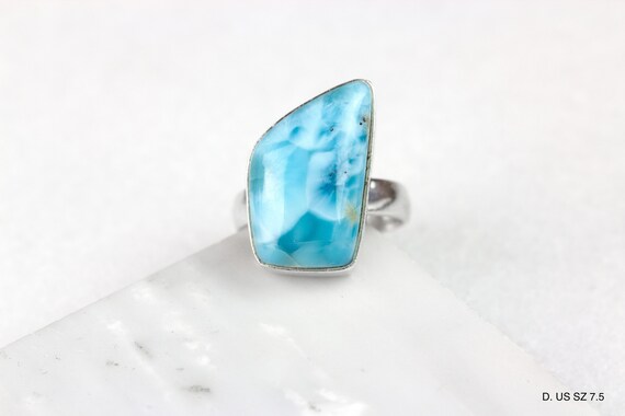 Herren Larimar Ring Larimar Ring Larimar Ring Silber Larimar