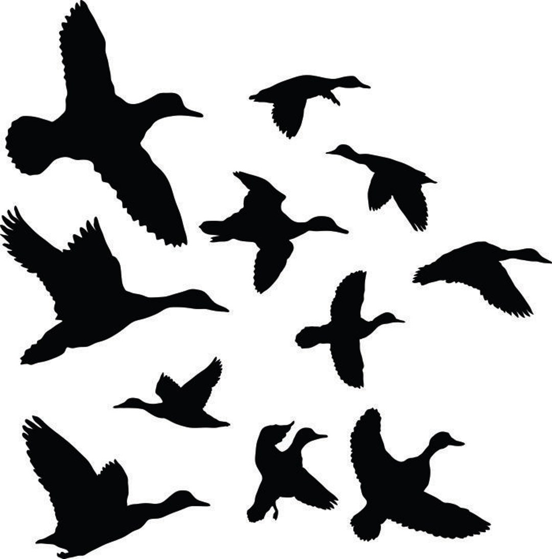 Ente Clipart Silhouetten, eps dxf pdf png svg Dateien - Plasma - CNC ...