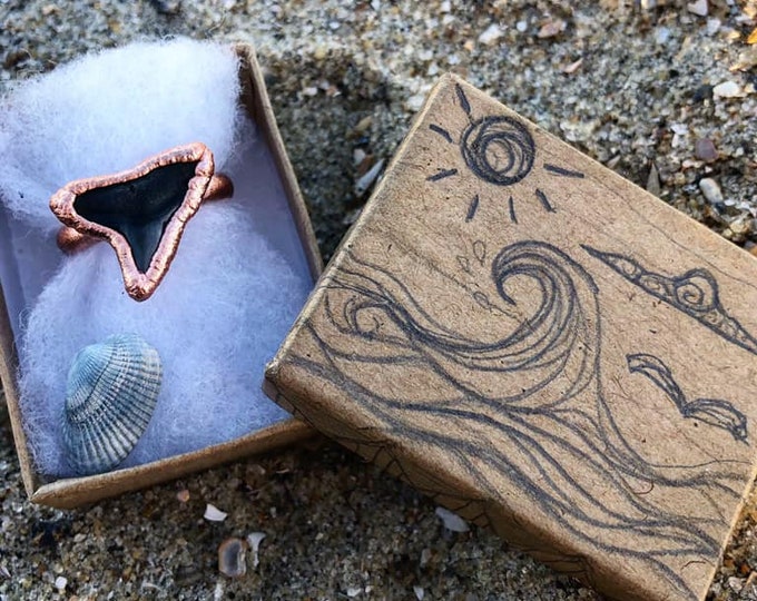 Electroformed Shark Tooth Ring