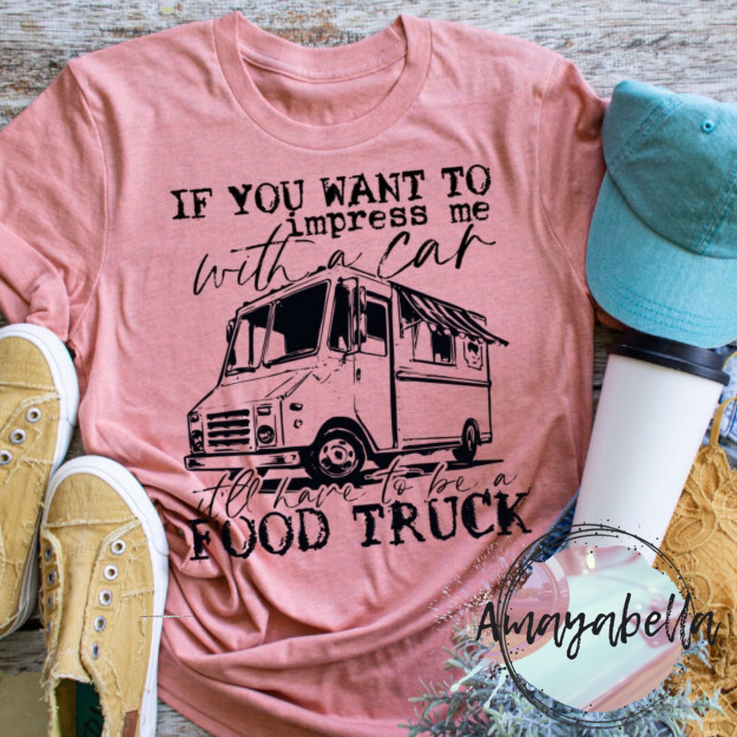 Food truck Unisex screen print Tshirt unisex graphic tees Etsy