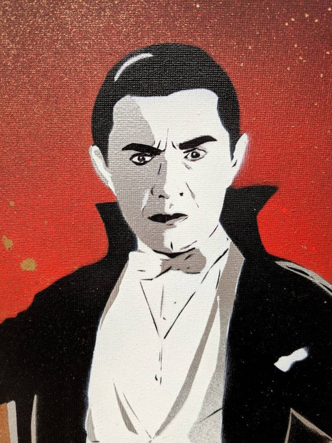 Bela Lugosi DRACULA Original Spray Paint Artwork - Etsy