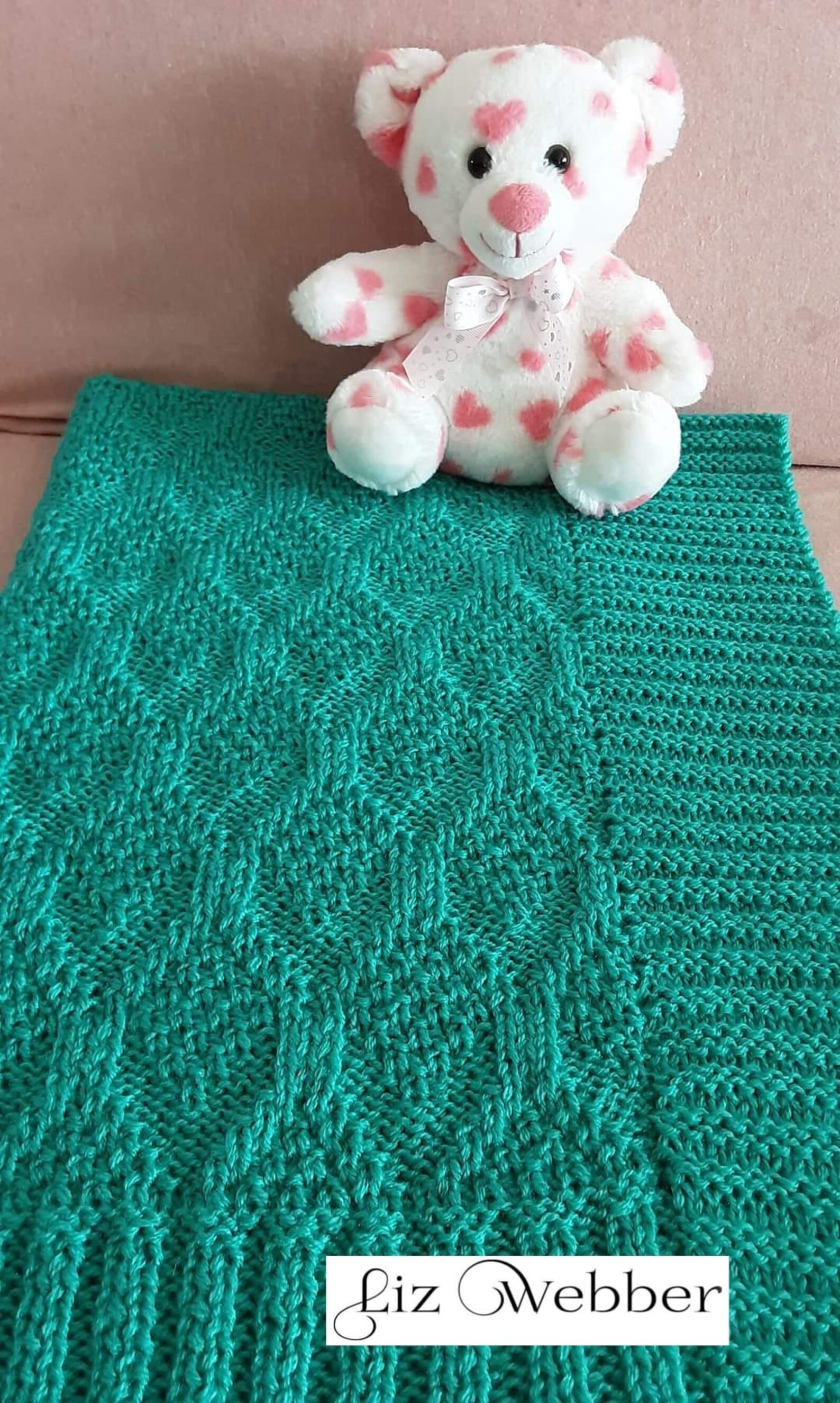 Baby Blanket Knitting PATTERN in English Digital Download Etsy UK