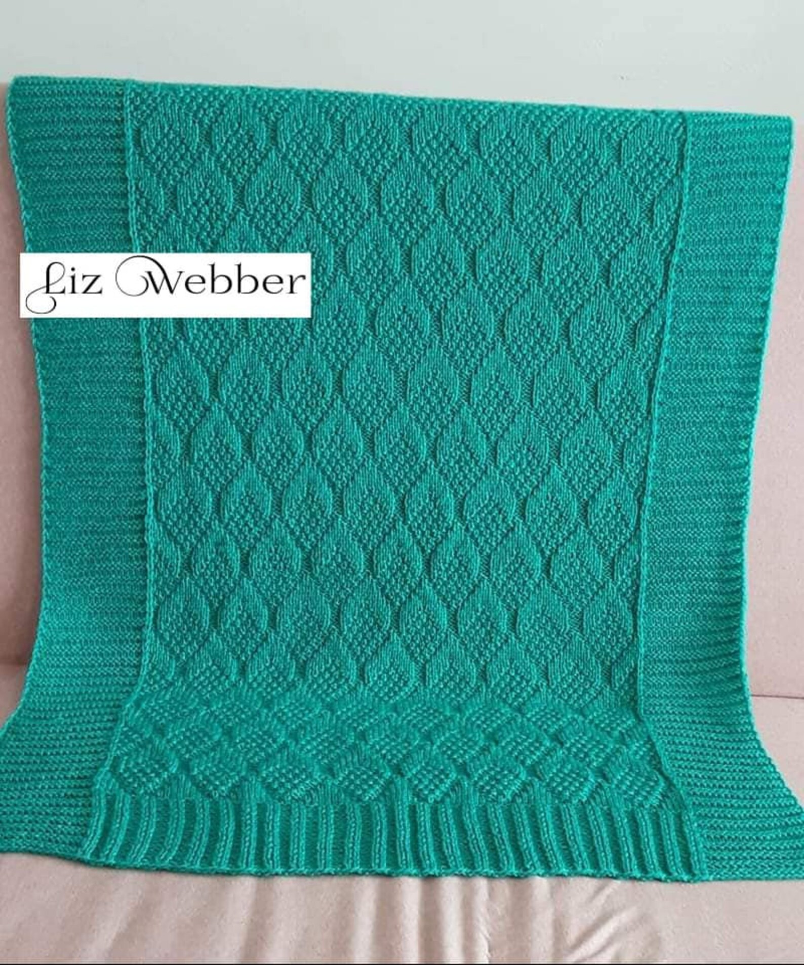 Baby Blanket Knitting PATTERN in English Digital Download Etsy UK