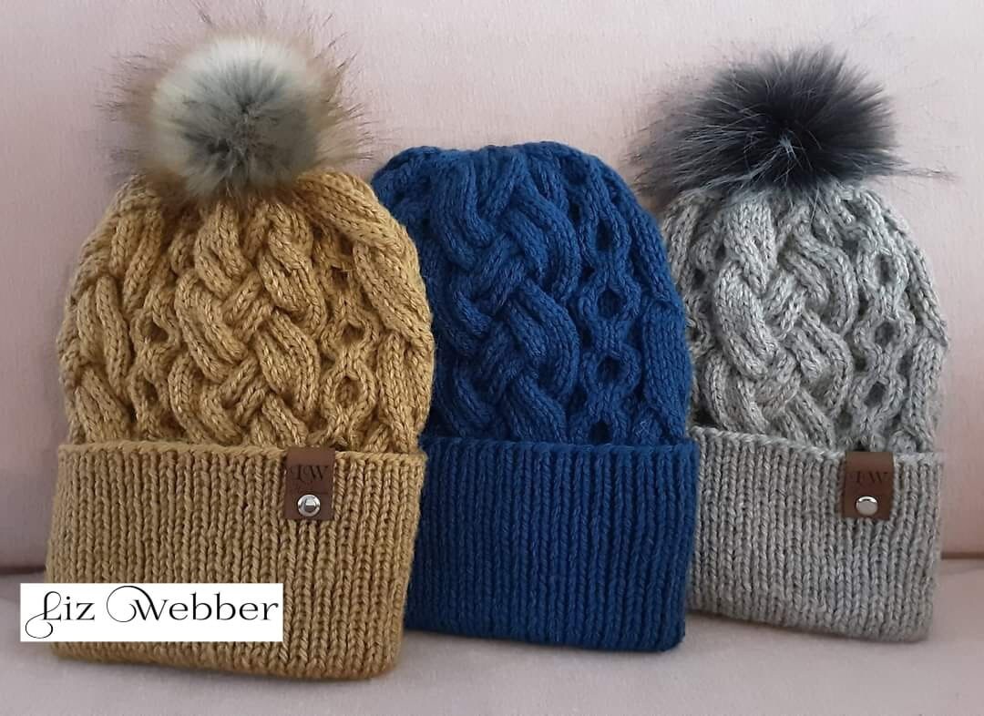 Cable Hat Knitting PATTERN in English, Digital Download - Etsy